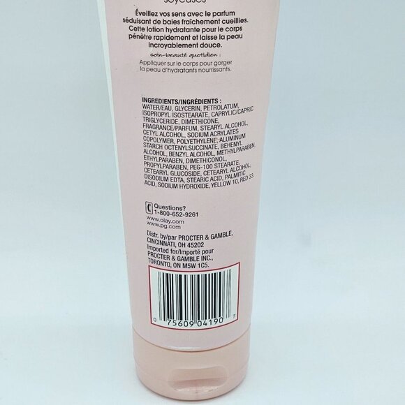 Olay Silky Berry 24 Hour Moisture Body Lotion 250 mL 8.4 FL OZ Discontinued - Picture 6 of 7